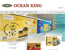 Tablet Screenshot of oceanking.com.au